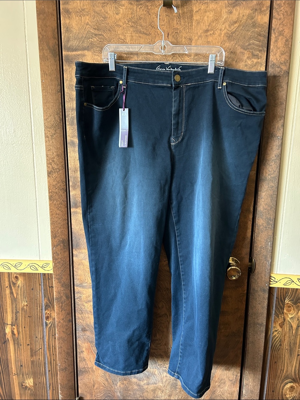 Gloria Vanderbilt Dark Blue Bridget Ankle Stretch Jeans 24W